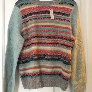 Anthropologie Multi-Colored Sweater